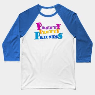 Colorful Princess Baseball T-Shirt